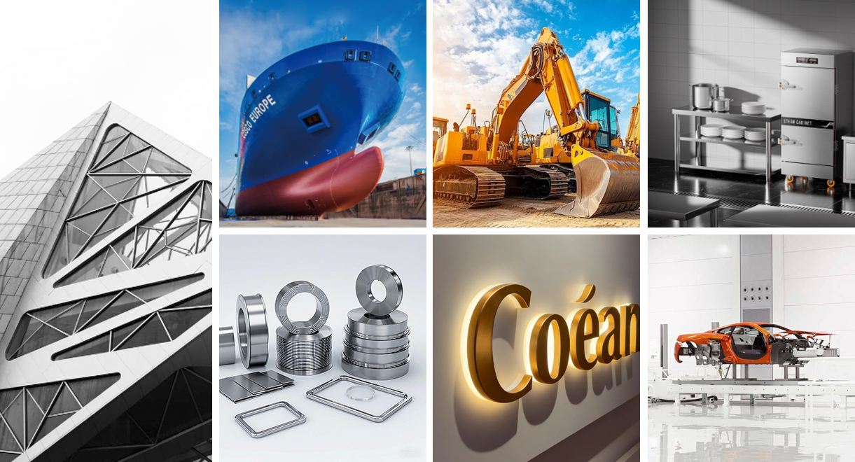 Industry applications supported by CNC and laser machines