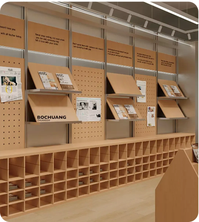 Fiberboard Display Stands