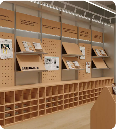 Fiberboard Display Stands